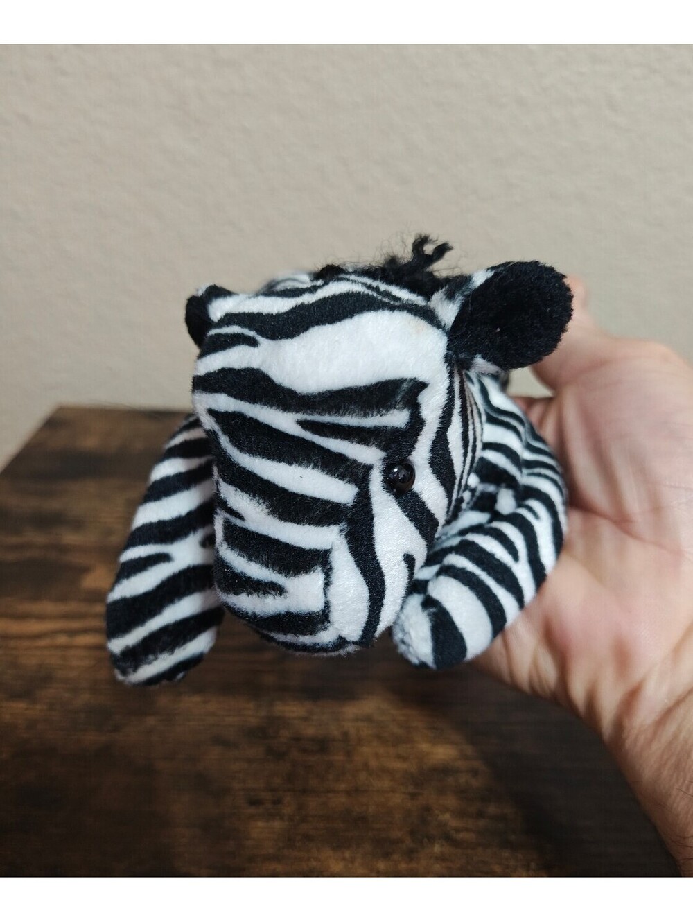 1995 Ty Beanie Baby Ziggy the Zebra Plush